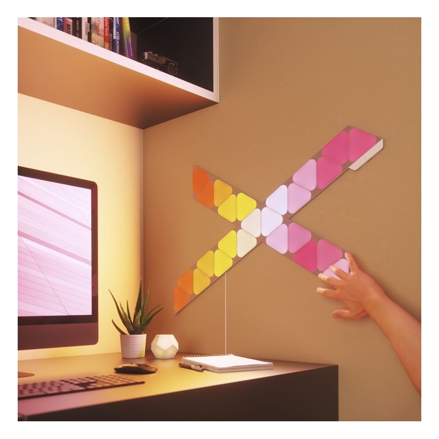 10x RGB Dimbara LED-paneler Wi-Fi