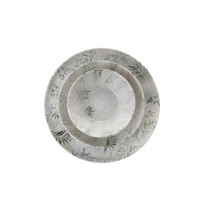 12-delars middagsservis i grått porslin