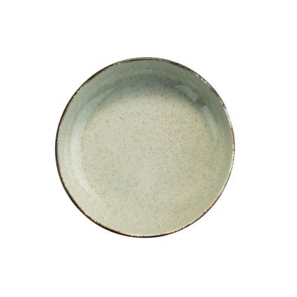 12-delars servis i grönt porslin