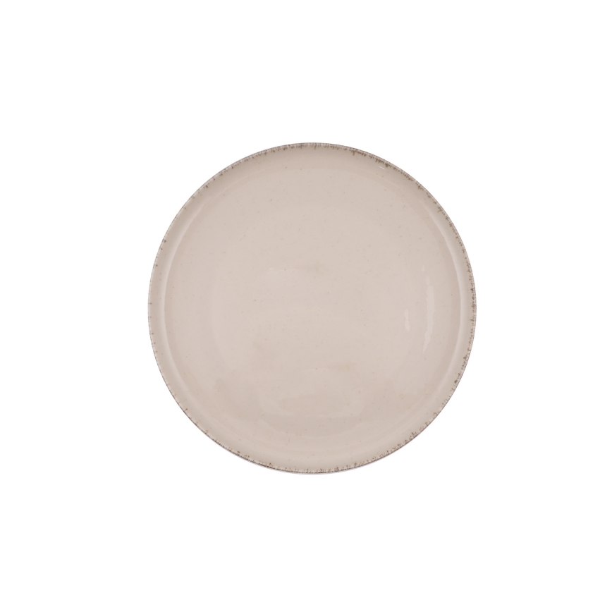 16-delars matservis, beige/porslin