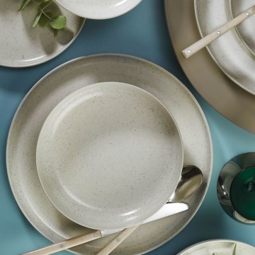 16-delars middagsservis beige/porslin