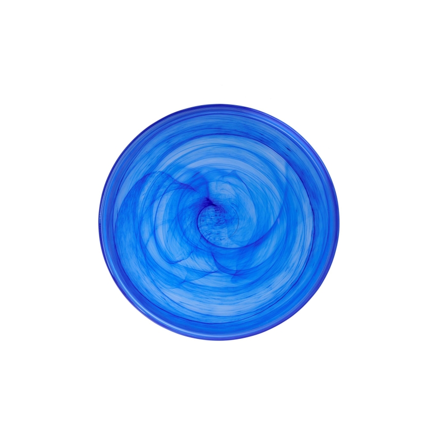 18-delars matservis, blå/glas