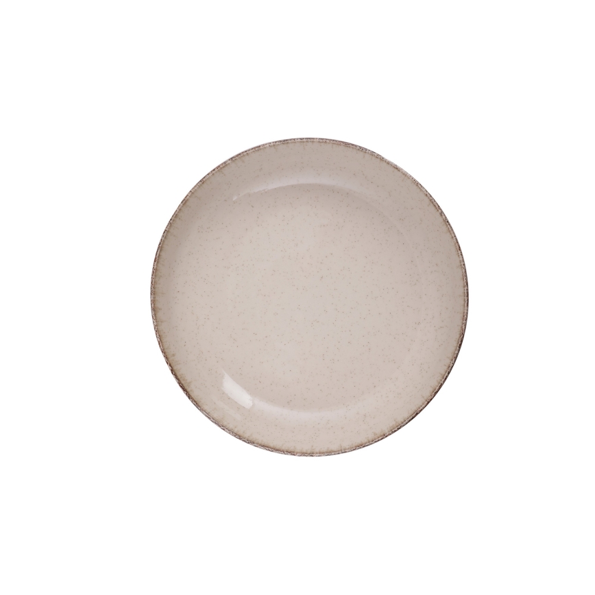 18-delars middagsservis beige/porslin