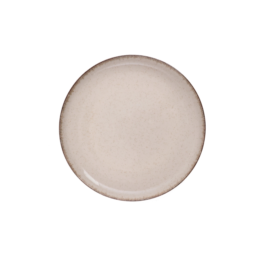18-delars middagsservis beige/porslin