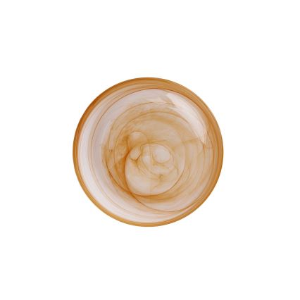 18-delars middagsset, orange/glas