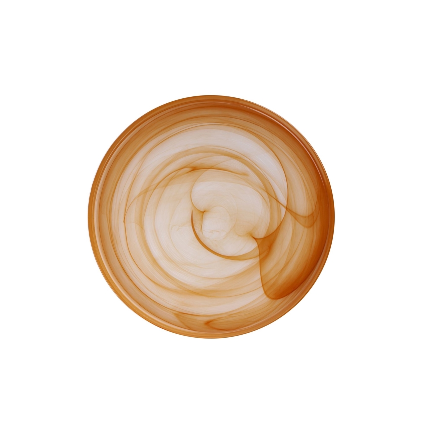 18-delars middagsset, orange/glas