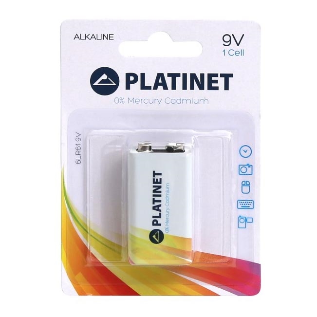 1st Alkaliskt batteri 6LR61 PRO 9V