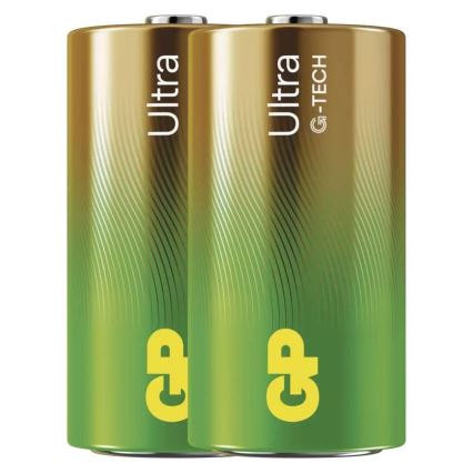 2 st Alkaliska batterier C GP ULTRA 1,5V
