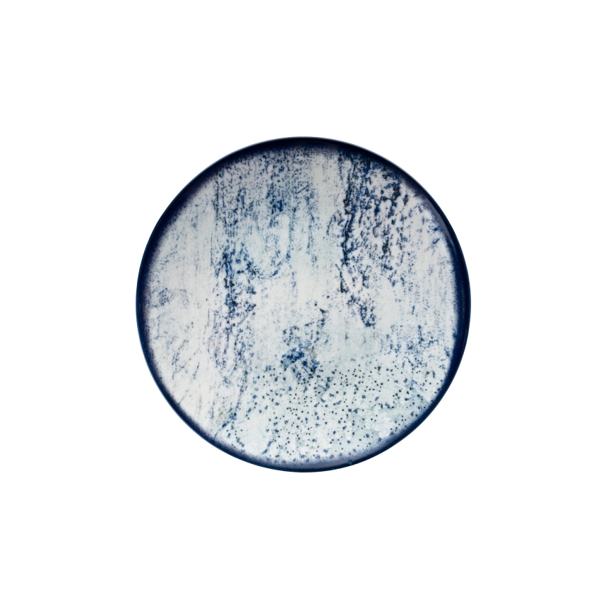 24-delars middagsservis, blått porslin