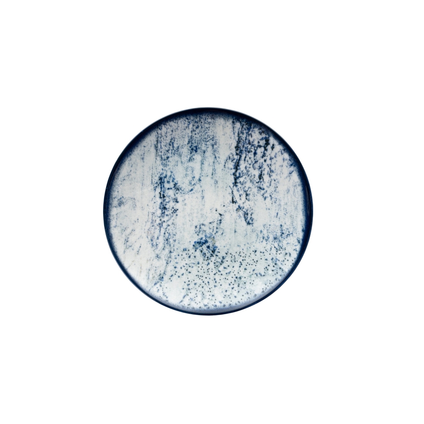 24-delars middagsservis, blått porslin