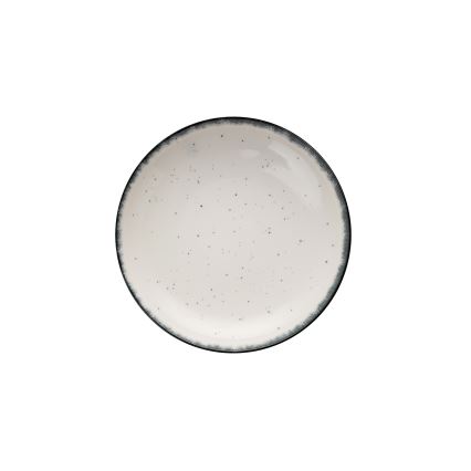 24-delig servis i porslin, vit/svart