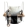 2Kids Toys - Children's textil swing grå/vit