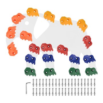 2Kids Toys - Climbing holds 20 delar