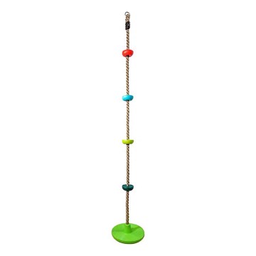 2Kids Toys - Barn climbing rope med discs mix med färger
