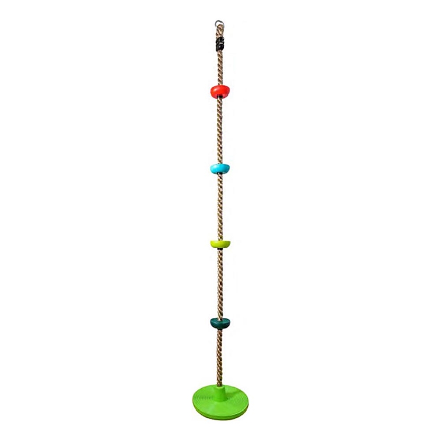 2Kids Toys - Barn climbing rope med discs mix med färger