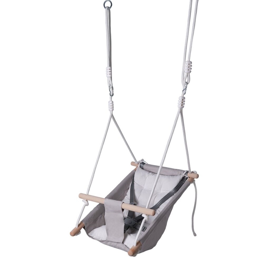 2Kids Toys - Barngunga i textil för de minsta grå