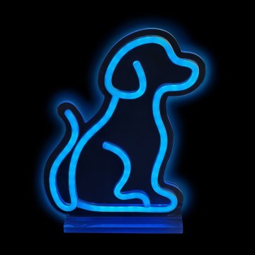 2Kids Toys - LED Neon bord dekoration LED/5W/USB hund