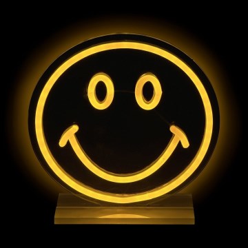 2Kids Toys - LED Neon bord dekoration LED/5W/USB smiley