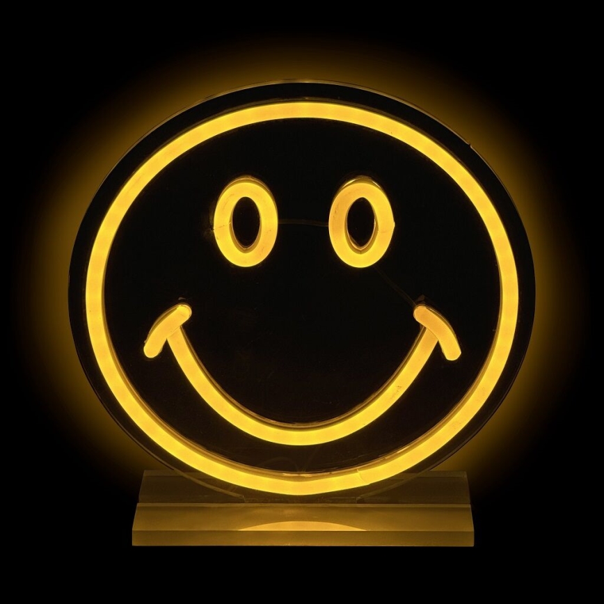 2Kids Toys - LED Neon bord dekoration LED/5W/USB smiley