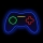 2Kids Toys - LED Neon väggdekoration LED/5W/USB gamepad