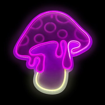 2Kids Toys - LED Neon väggdekoration LED/5W/USB svamp