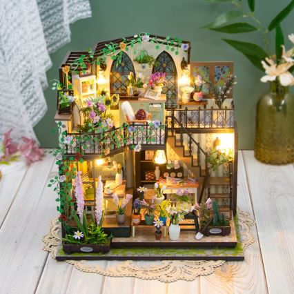 2Kids Toys - Miniatyr av Darcyin blomsterhus, 2xAAA