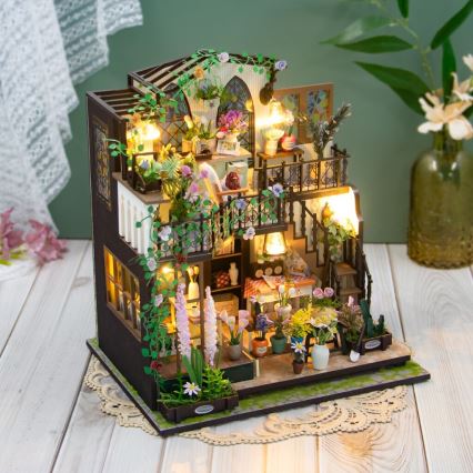 2Kids Toys - Miniatyr av Darcyin blomsterhus, 2xAAA