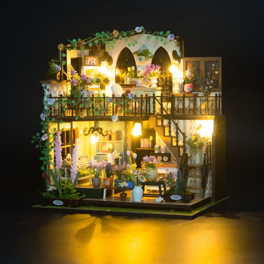2Kids Toys - Miniatyr av Darcyin blomsterhus, 2xAAA