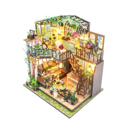 2Kids Toys - Miniatyr av Darcyin blomsterhus, 2xAAA