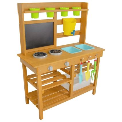 2Kids Toys - Trädgårdskök i trä
