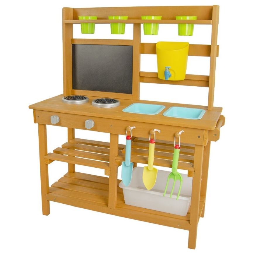 2Kids Toys - Trädgårdskök i trä