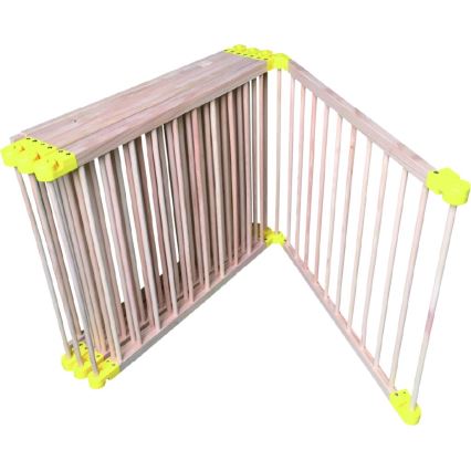 2Kids Toys - XXL lekhage i trä 210x210 cm beige