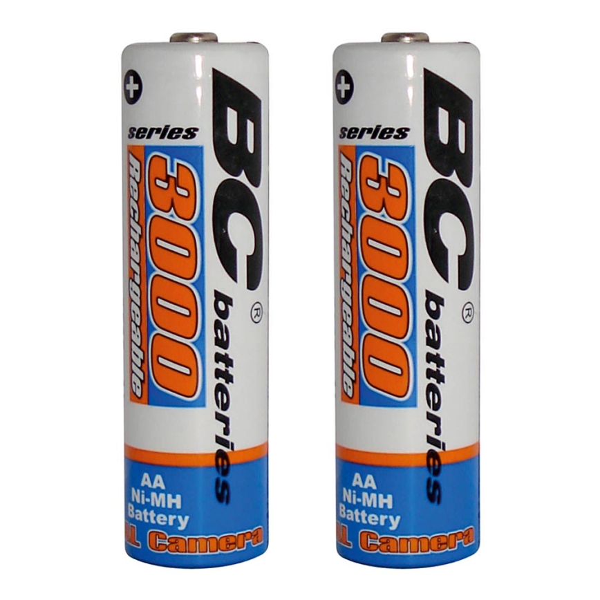 2st Laddningsbara Batterier NiMH AA 3000 mAh 1,2V