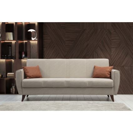 3-sits bäddsoffa KORFU beige