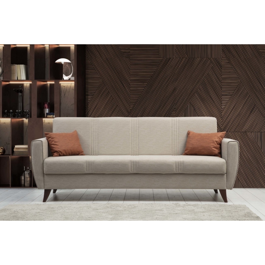 3-sits bäddsoffa KORFU beige