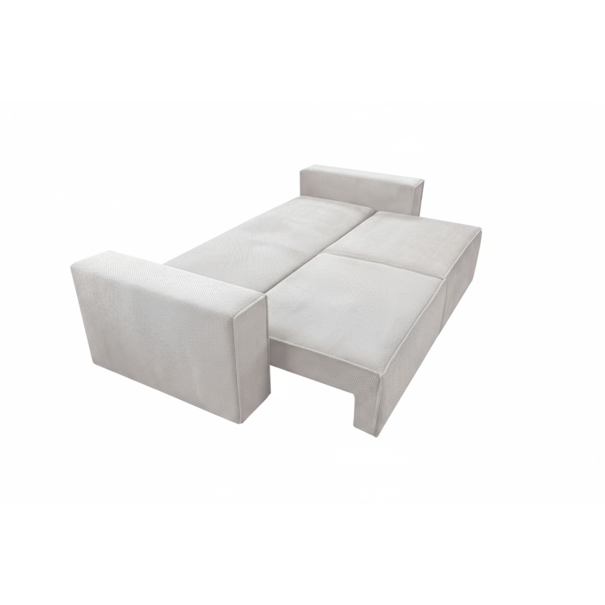 3-sits bäddsoffa med förvaring RONDA beige