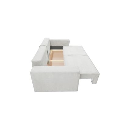 3-sits bäddsoffa med förvaring RONDA beige