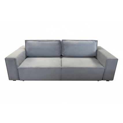 3-sits bäddsoffa med förvaring RONDA, grå
