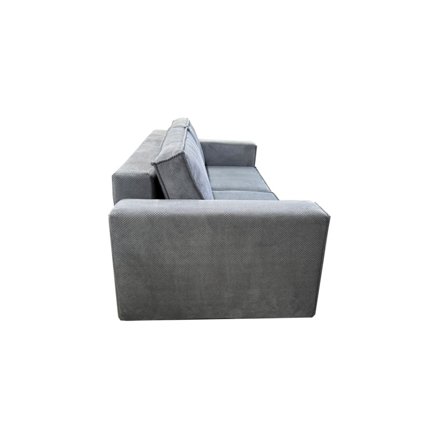 3-sits bäddsoffa med förvaring RONDA, grå