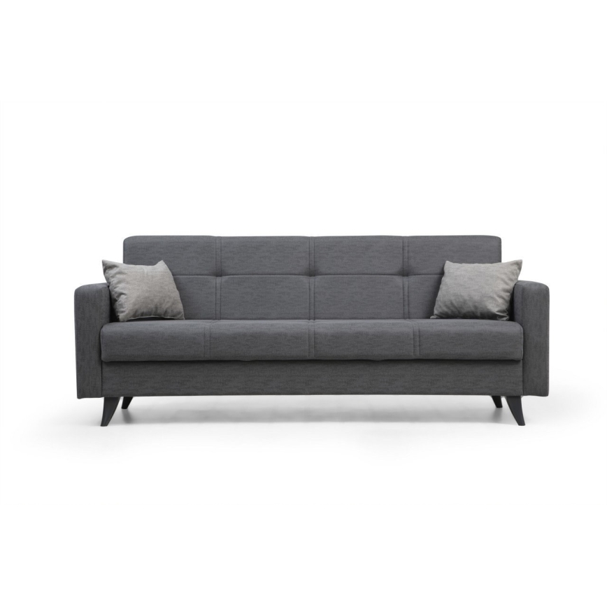 3-sitsig bäddsoffa KORFU mörkgrå