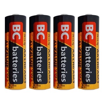 4 delar Alkaliskt batteri EXTRA POWER AA 1,5V