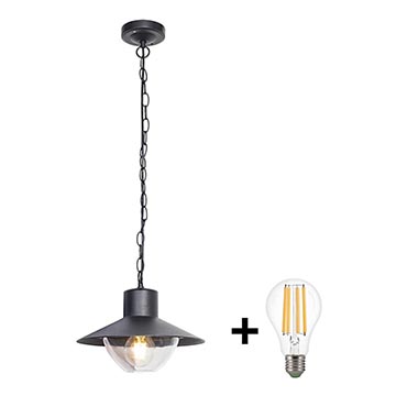 Brilagi - Utomhus Hängande lampa VEERLE 1xE27/60W/230V IP44