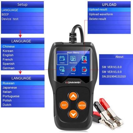 Ackumulator tester 12V