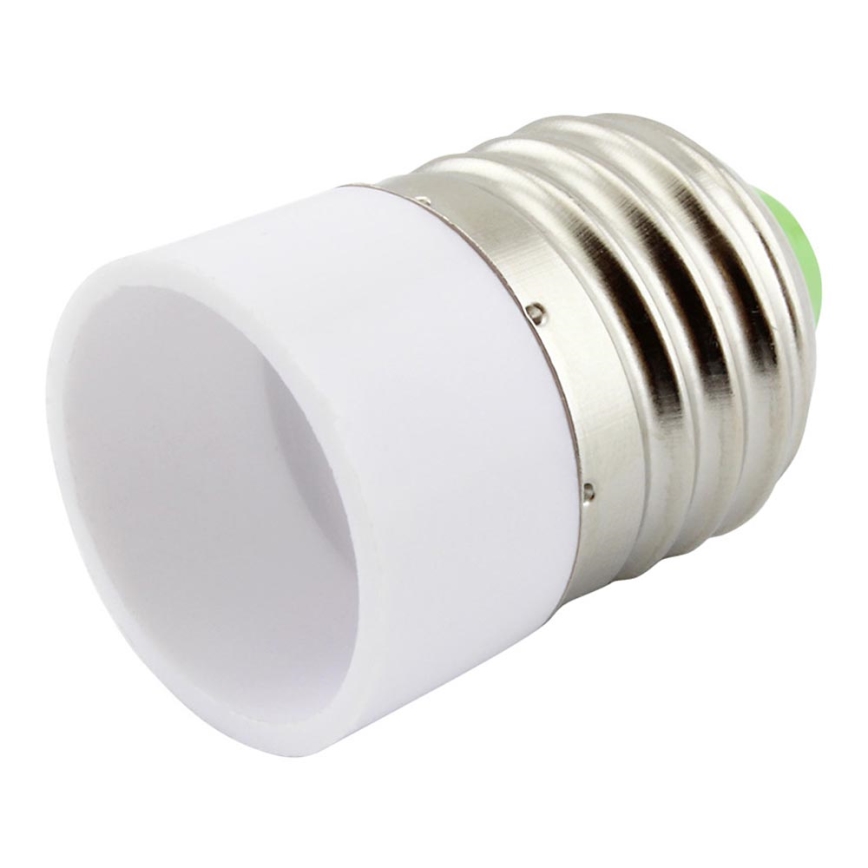 Adapter från E27 till E14-sockel