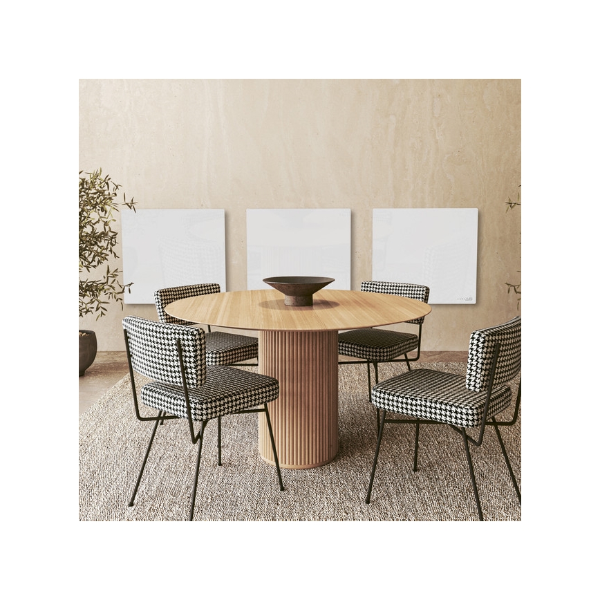 AENO - Smart elektrisk infrapanel 500W timer/termostat Wi-Fi vit