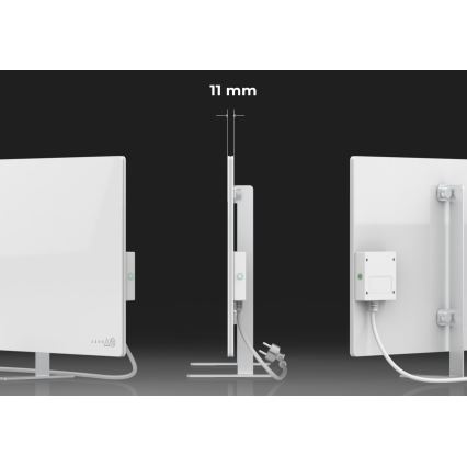 AENO - Smart elektrisk infraröd panel 700W Timer/termostat IP44 Wi-fi vit