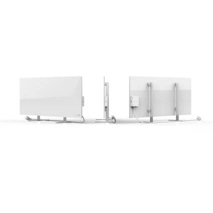 AENO - Smart elektrisk infraröd panel 700W Timer/termostat IP44 Wi-fi vit