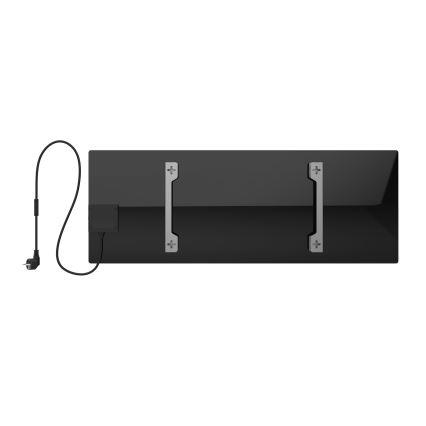AENO - Smart elektrisk infraröd panel 700W Timer/termostat IP44 Wi-fi svart