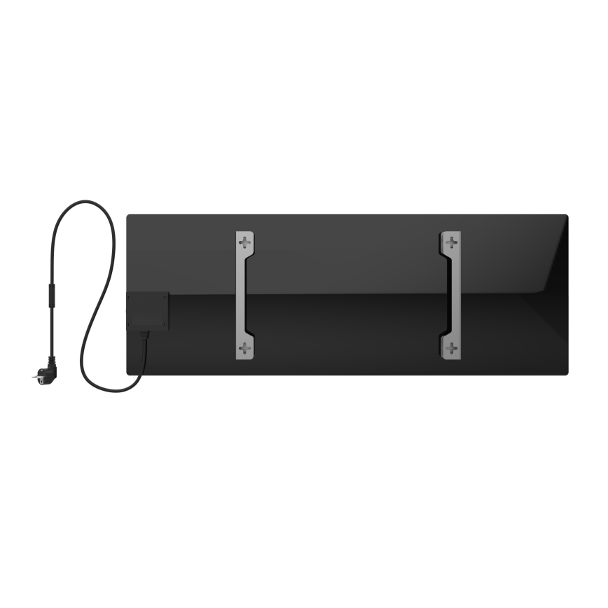 AENO - Smart elektrisk infraröd panel 700W Timer/termostat IP44 Wi-fi svart