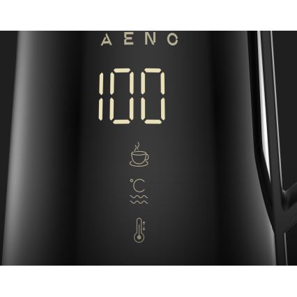 AENO - Smart vattenkokare med LED display 1,7 l 2200W/230V svart